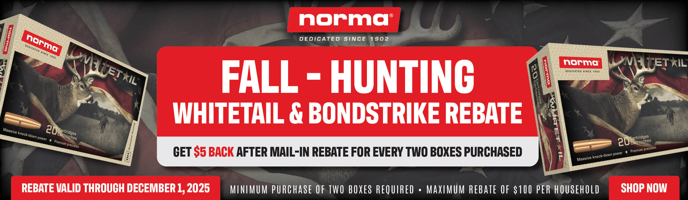 Norma Fall - Hunting Ammo Rebate